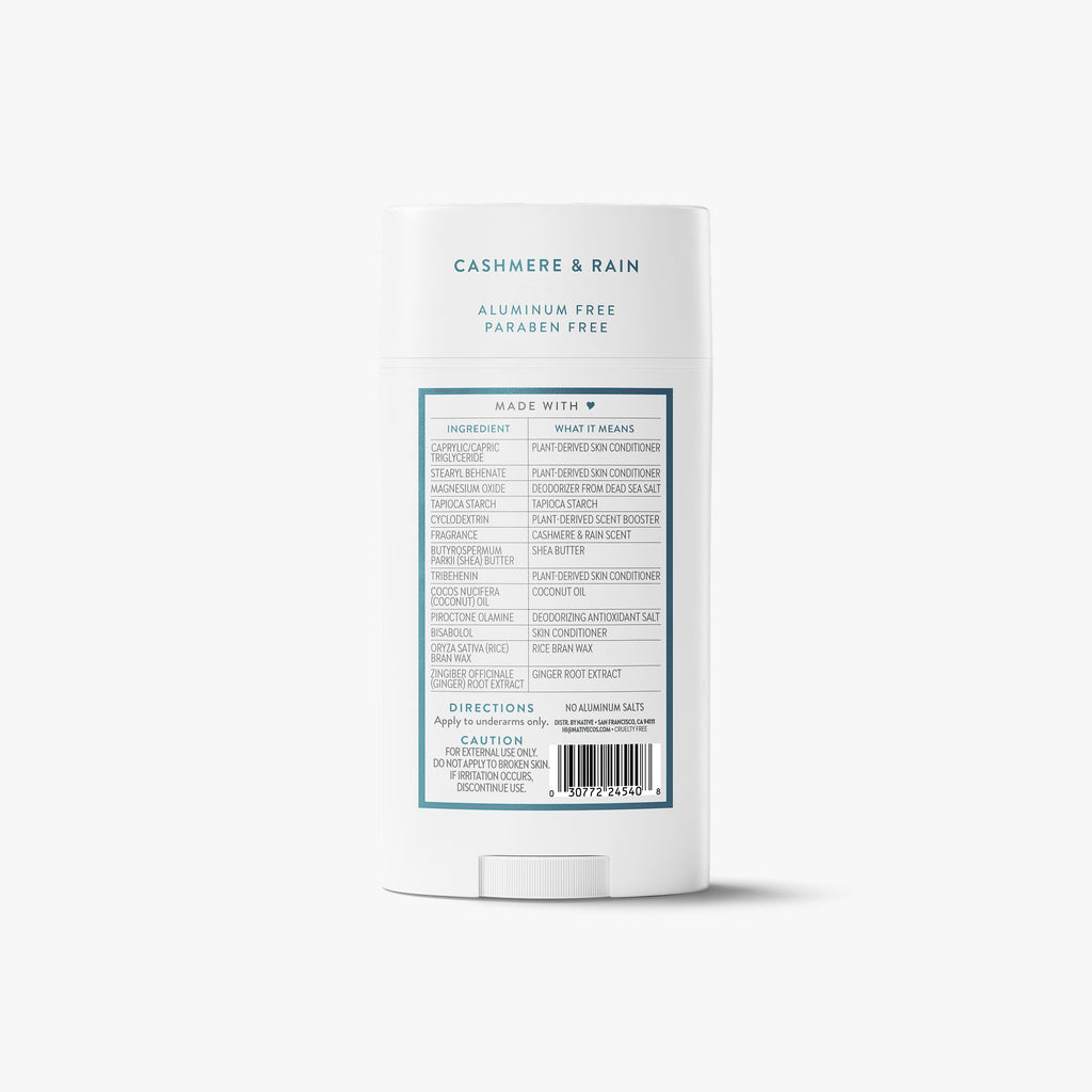Deodorant Stick - Cashmere & Rain / Classic / 3.1oz | Fresh Daily Routine