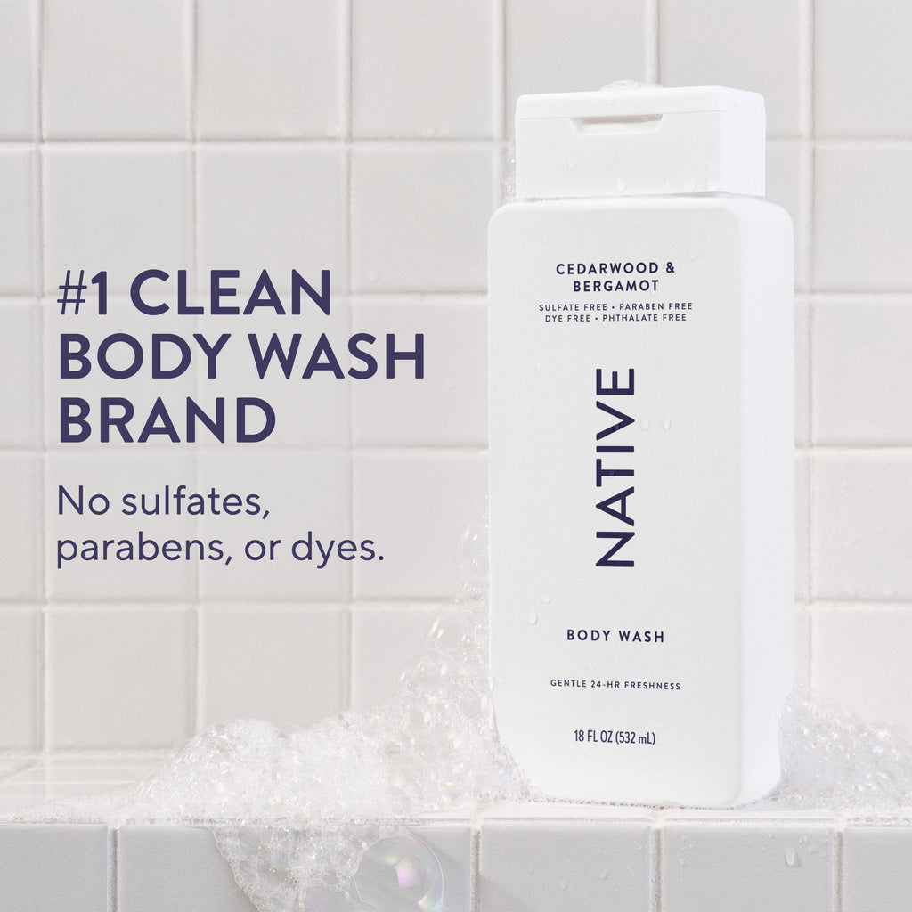 Body Wash - Cedarwood & Bergamot / Classic / 18oz | Fresh Daily Routine