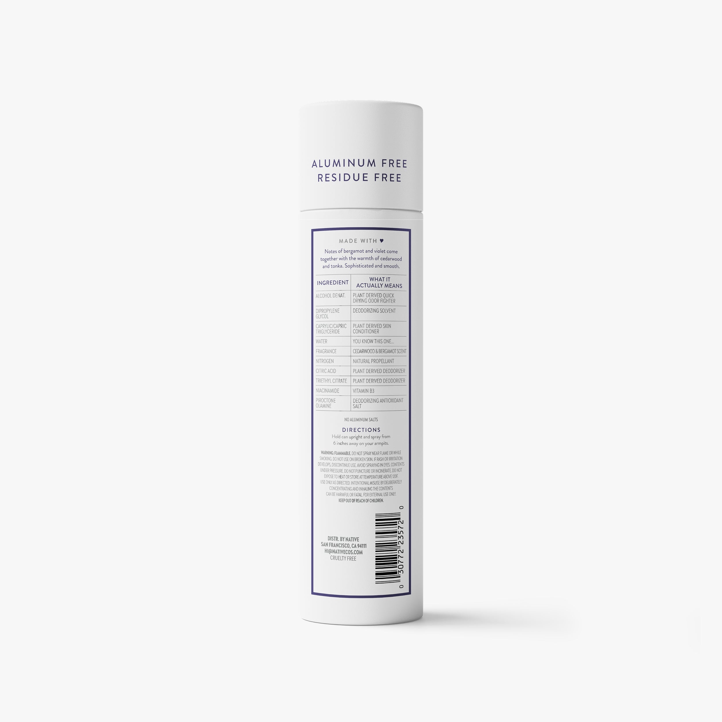 Deodorant Spray - Cedarwood & Bergamot / Classic / 3.5oz | Fresh Daily Routine