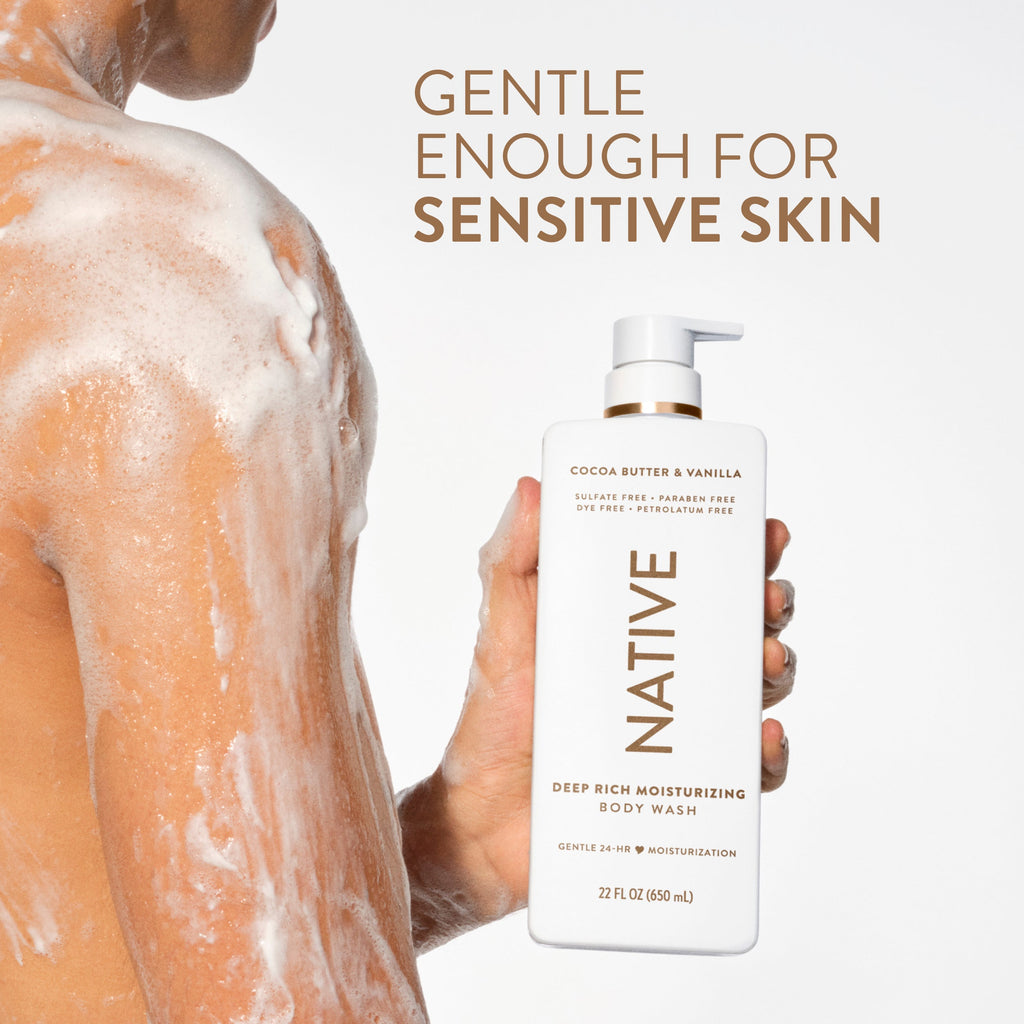 Moisturizing Body Wash - Cocoa Butter & Vanilla / Classic / 22oz | Fresh Daily Routine