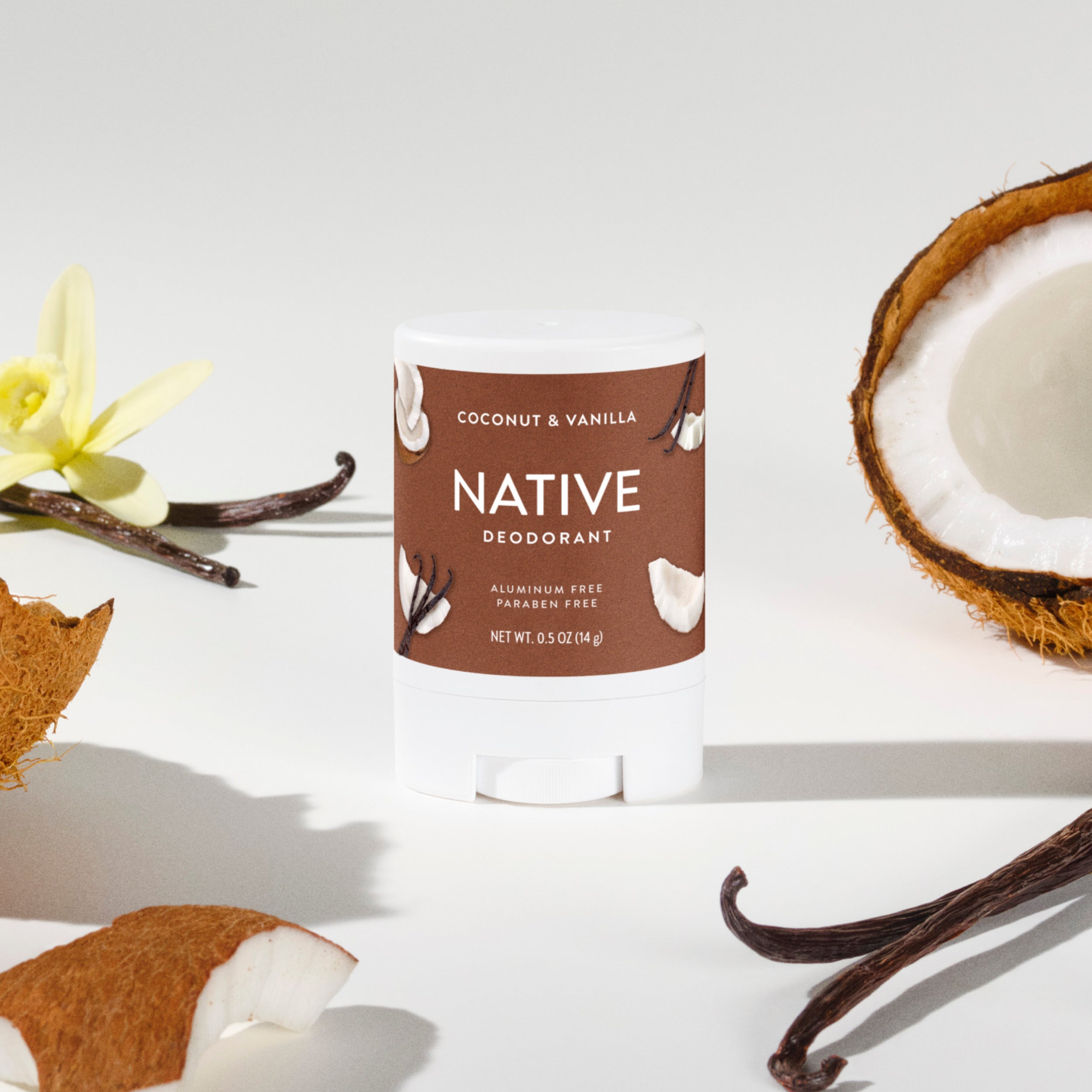Mini Deodorant Stick - Coconut & Vanilla / Classic / 0.5oz | Fresh Daily Routine