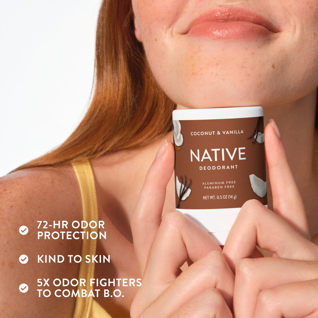 Mini Deodorant Stick - Coconut & Vanilla / Classic / 0.5oz | Fresh Daily Routine