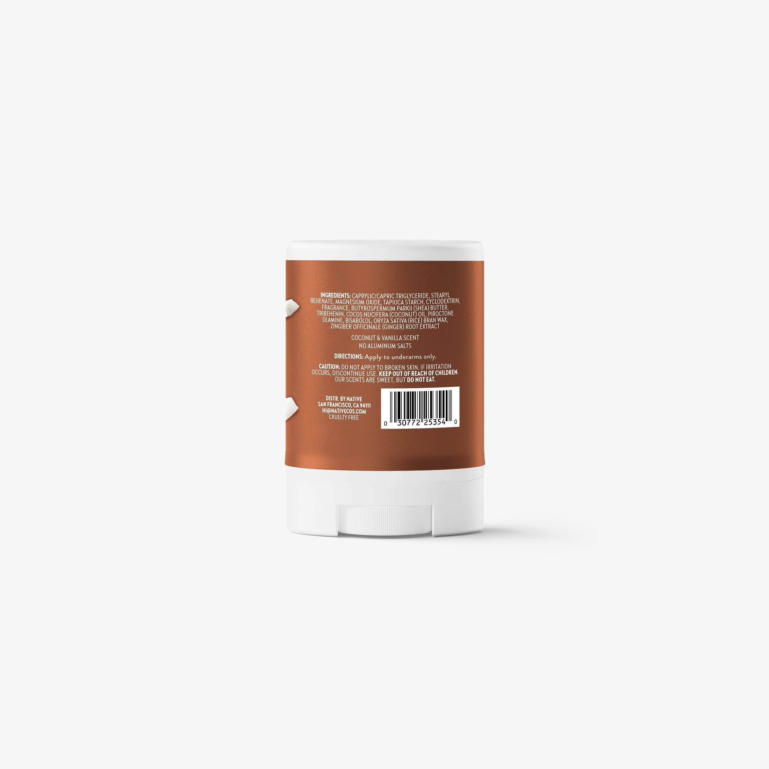 Mini Deodorant Stick - Coconut & Vanilla / Classic / 0.5oz | Fresh Daily Routine