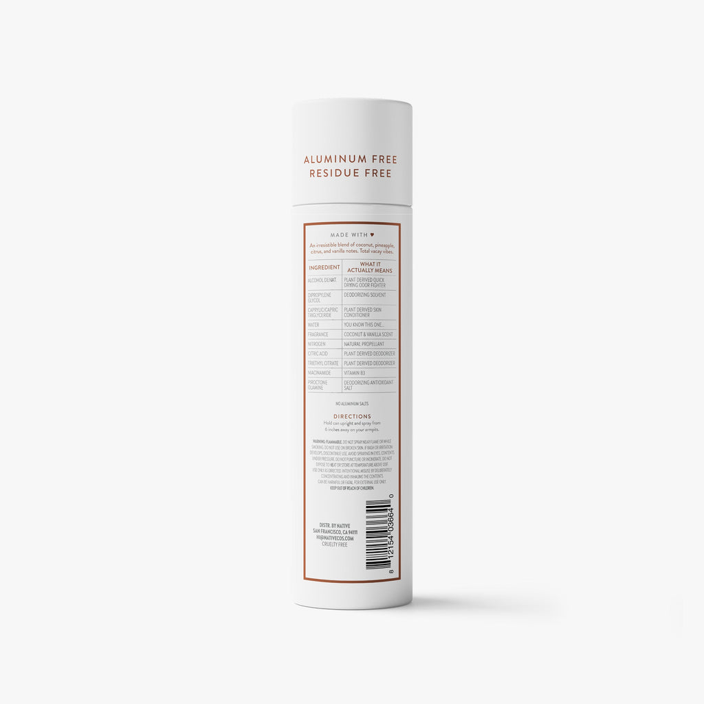 Deodorant Spray - Coconut & Vanilla / Classic / 3.5oz | Fresh Daily Routine