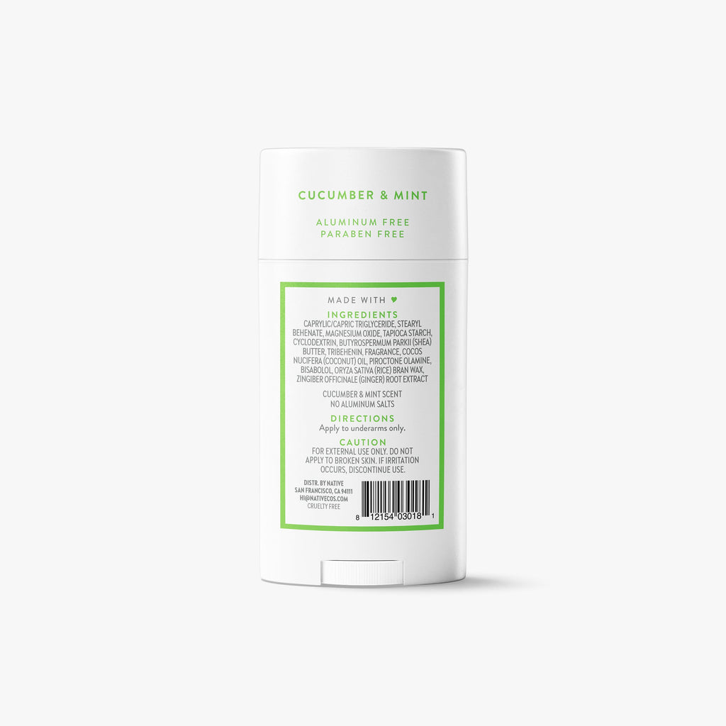 Deodorant Stick - Cucumber & Mint / Classic / 2.65oz | Fresh Daily Routine