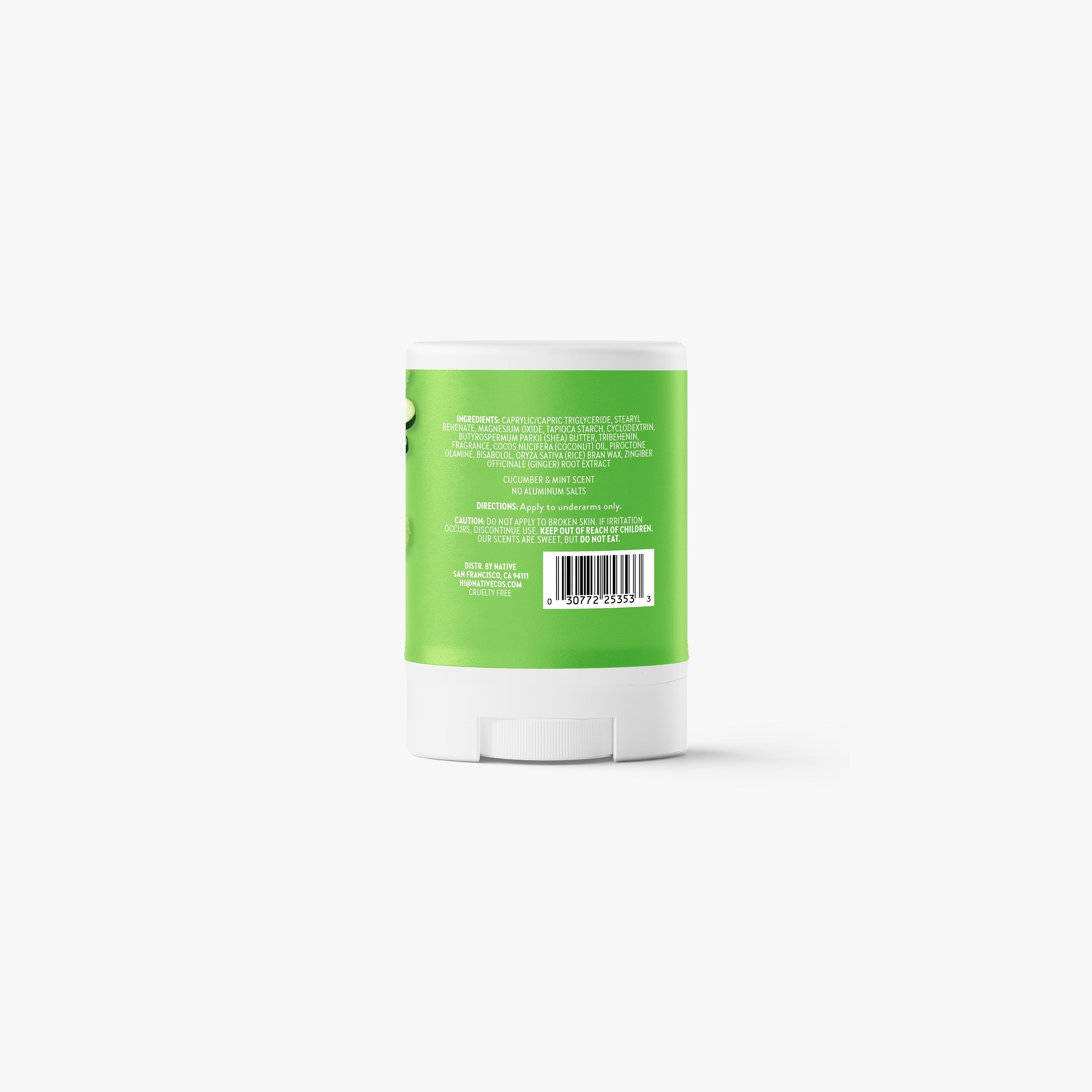 Mini Deodorant Stick - Cucumber & Mint / Classic / 0.5oz | Fresh Daily Routine