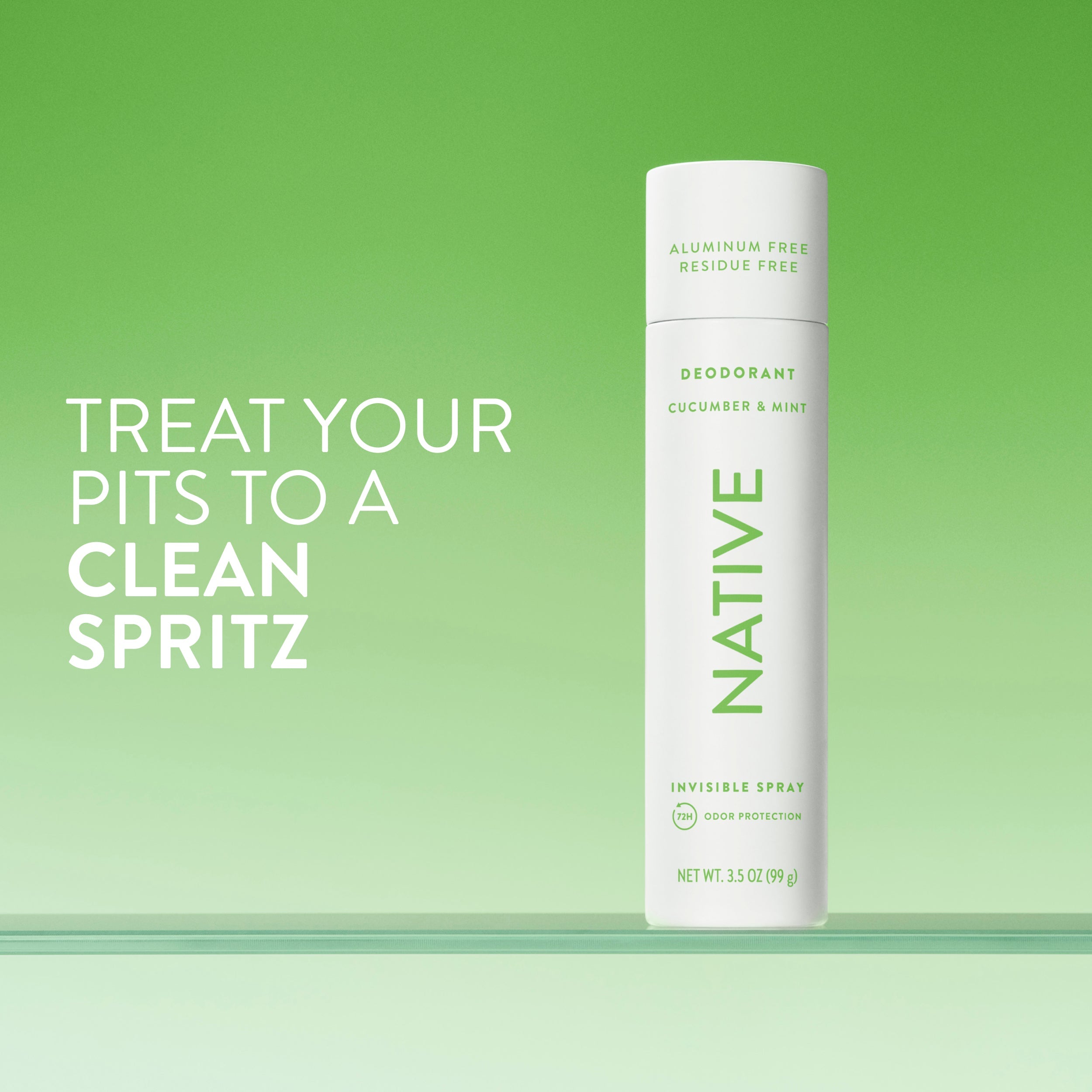 Deodorant Spray - Cucumber & Mint / Classic / 3.5oz | Fresh Daily Routine