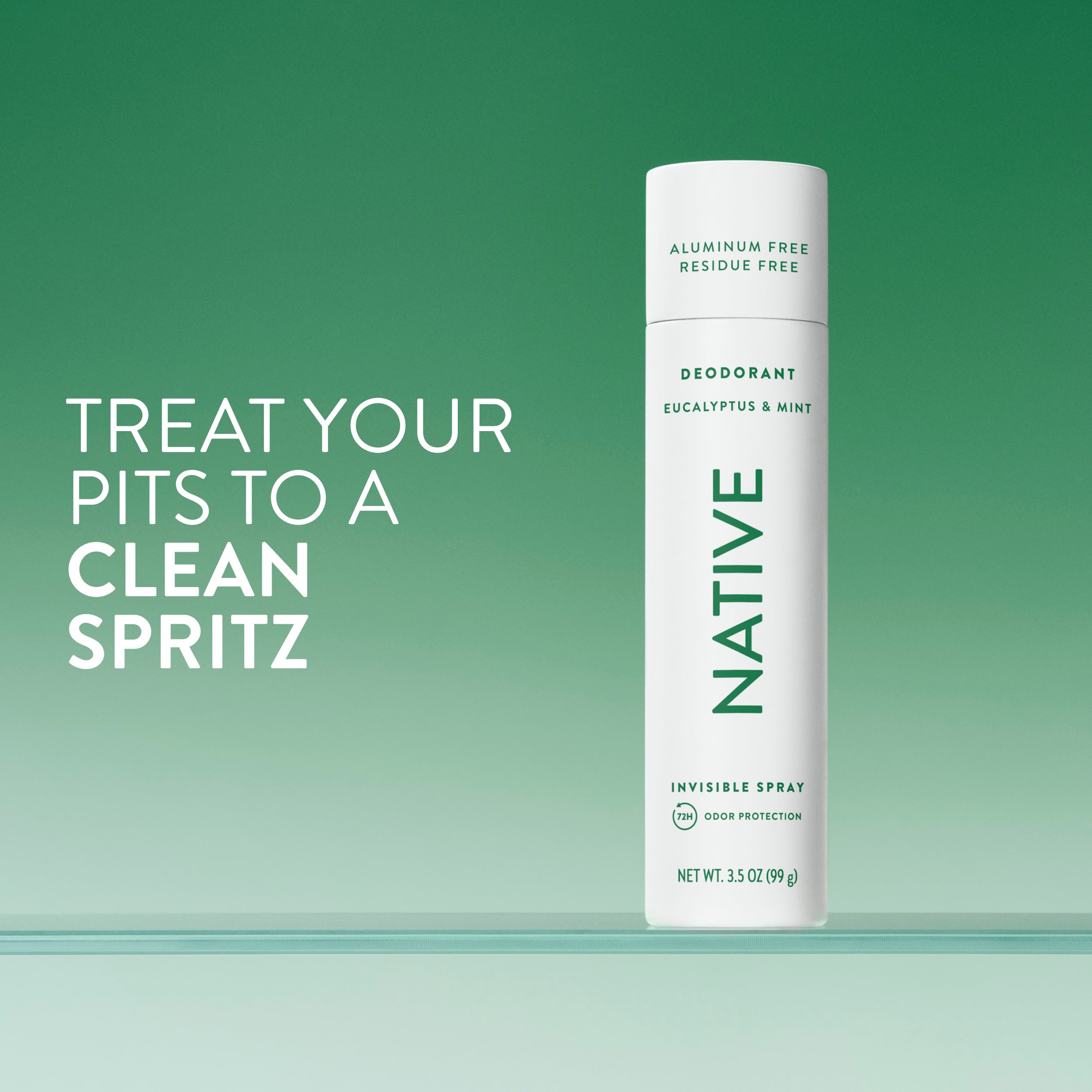 Deodorant Spray - Eucalyptus & Mint / Classic / 3.5oz | Fresh Daily Routine