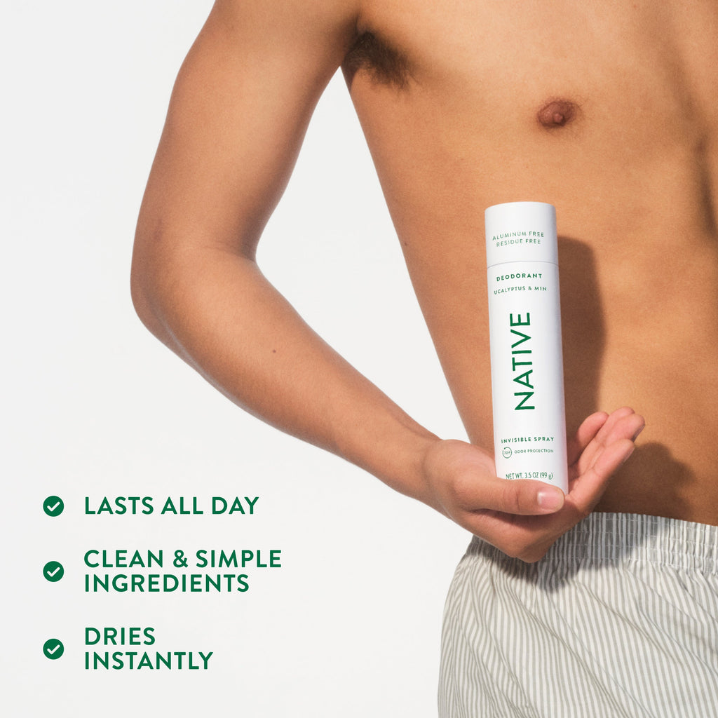 Deodorant Spray - Eucalyptus & Mint / Classic / 3.5oz | Fresh Daily Routine