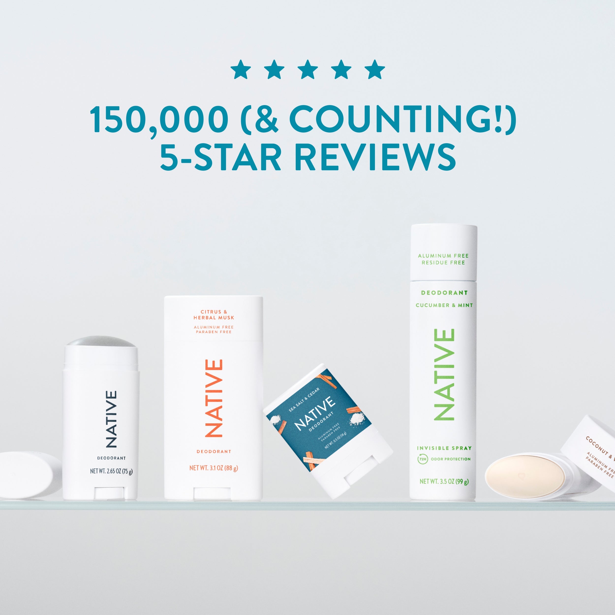 Deodorant Stick - Ocean & Timber / Classic / 2.65oz | Fresh Daily Routine