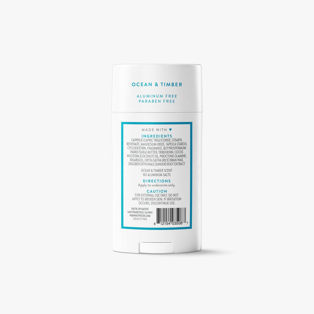 Deodorant Stick - Ocean & Timber / Classic / 2.65oz | Fresh Daily Routine
