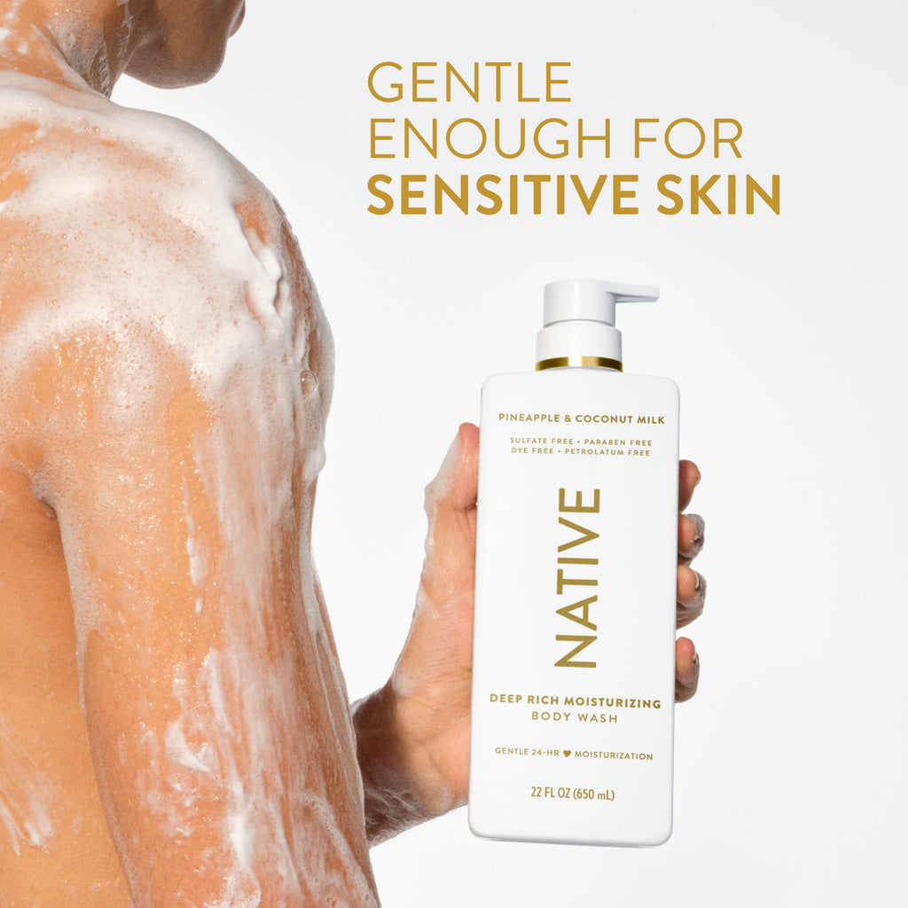 Moisturizing Body Wash - Pineapple & Coconut Milk / Classic / 22oz | Fresh Daily Routine