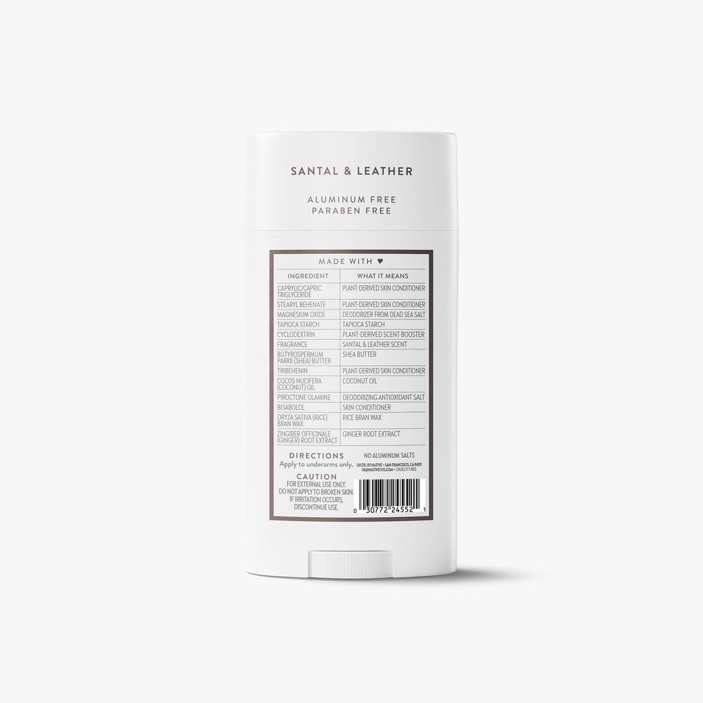 Deodorant Stick - Santal & Leather / Classic / 3.1oz | Fresh Daily Routine