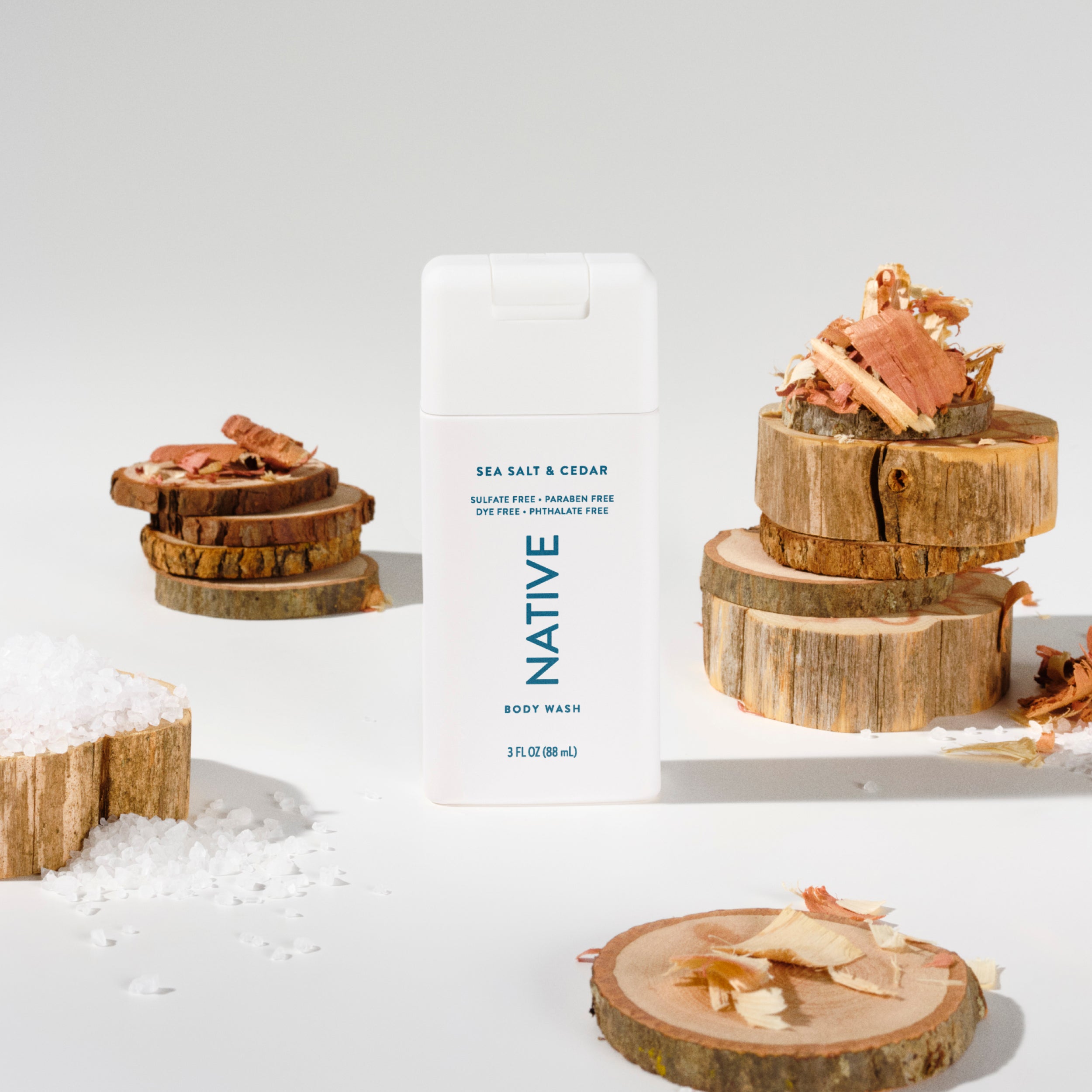 Mini Body Wash - Sea Salt & Cedar / Classic / 3oz | Fresh Daily Routine