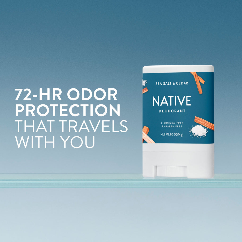 Mini Deodorant Stick - Sea Salt & Cedar / Classic / 0.5oz | Fresh Daily Routine