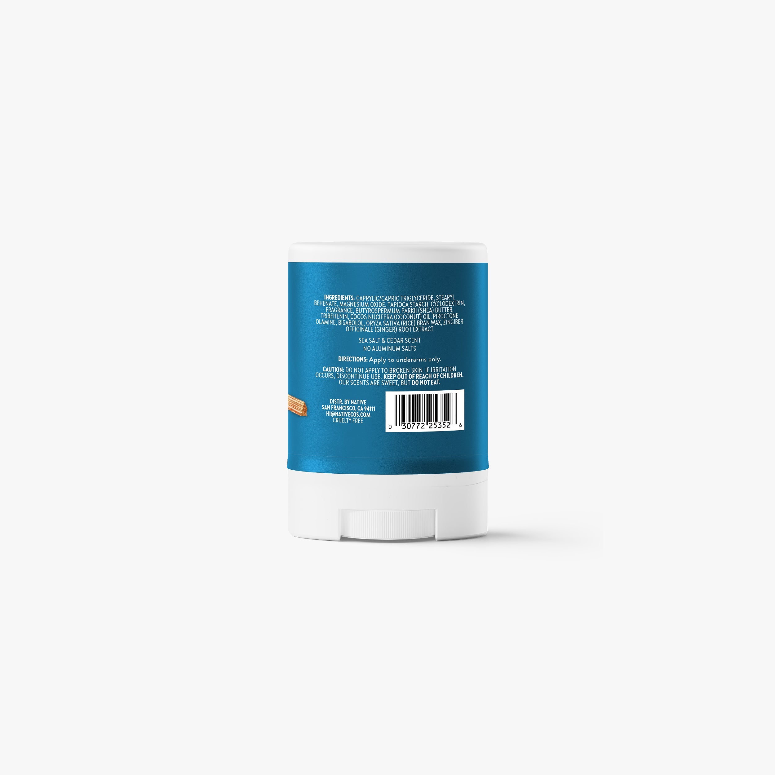 Mini Deodorant Stick - Sea Salt & Cedar / Classic / 0.5oz | Fresh Daily Routine