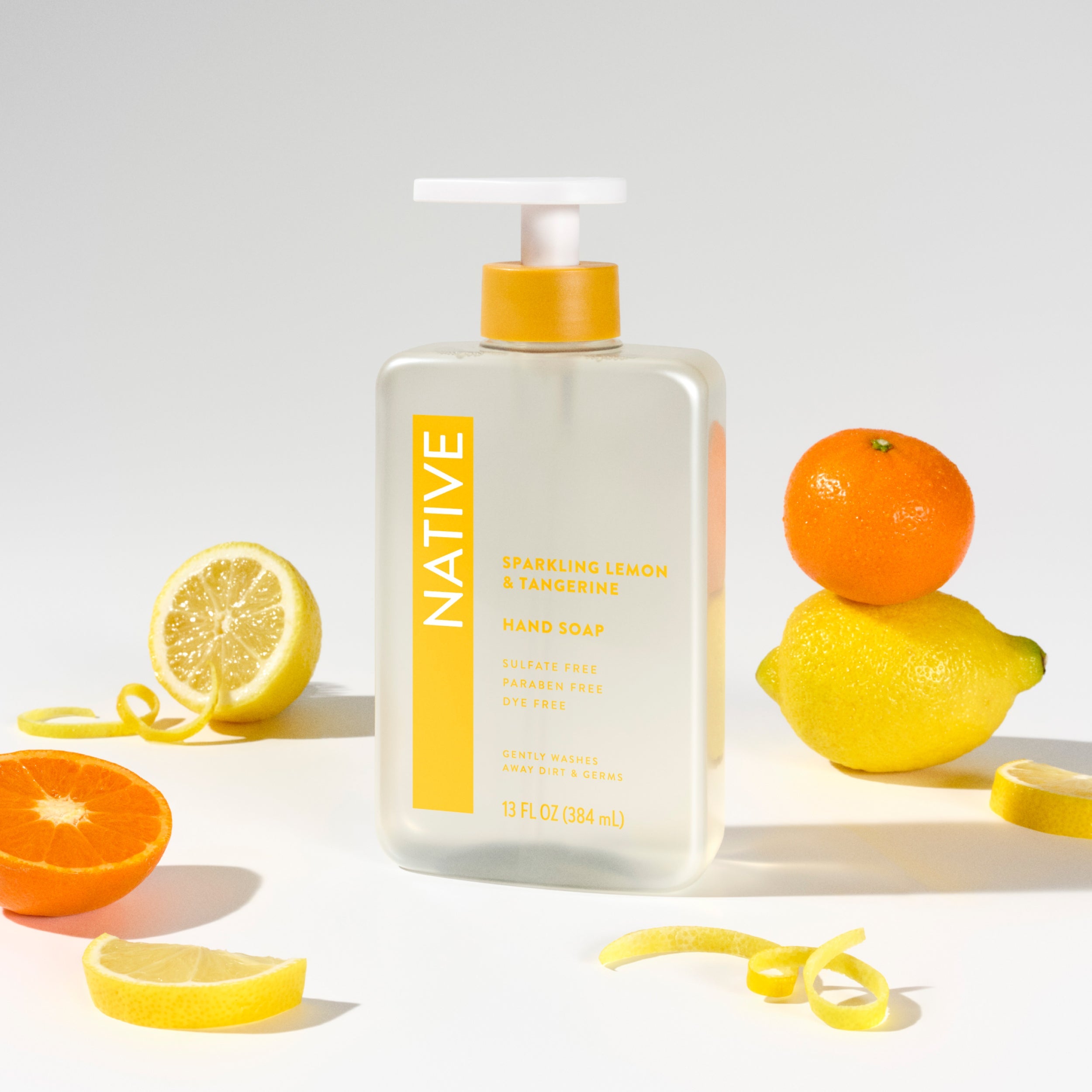 Hand Soap - Sparkling Lemon & Tangerine / Classic / 13oz | Fresh Daily Routine