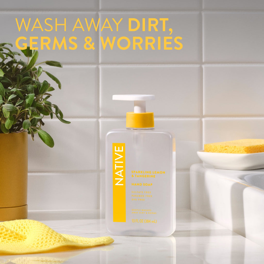 Hand Soap - Sparkling Lemon & Tangerine / Classic / 13oz | Fresh Daily Routine