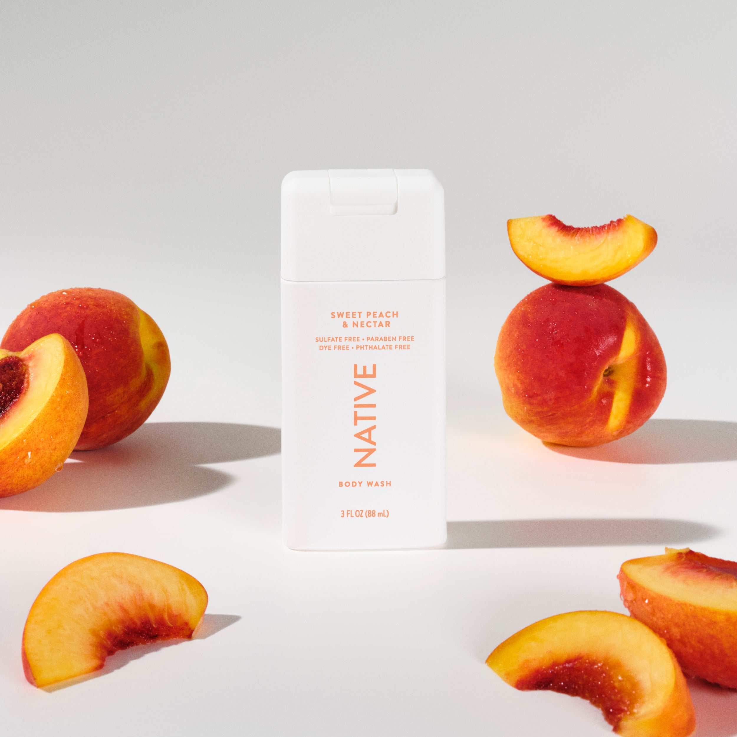 Mini Body Wash - Sweet Peach & Nectar / Classic / 3oz | Fresh Daily Routine