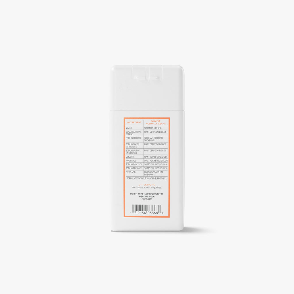 Mini Body Wash - Sweet Peach & Nectar / Classic / 3oz | Fresh Daily Routine
