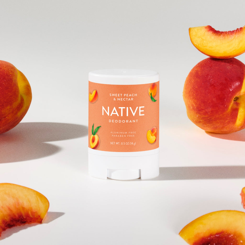 Mini Deodorant Stick - Sweet Peach & Nectar / Classic / 0.5oz | Fresh Daily Routine