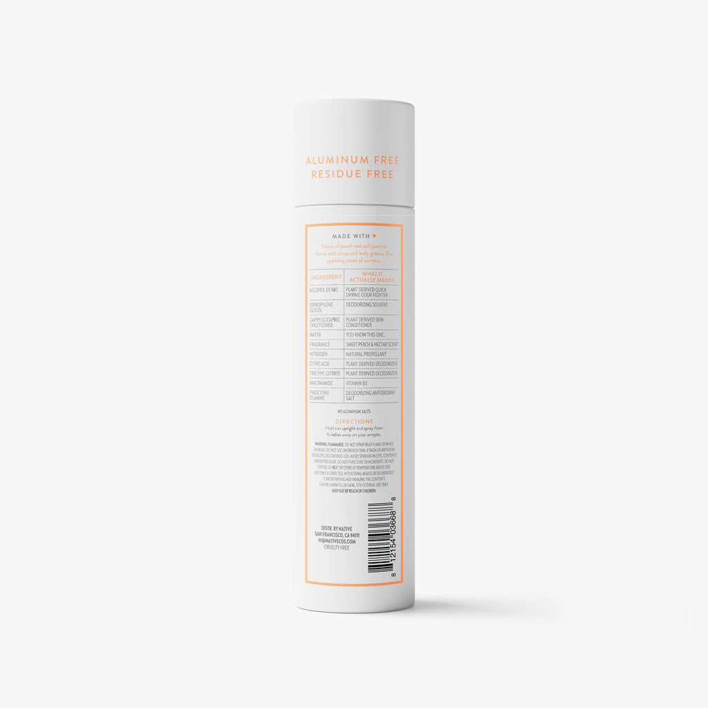 Deodorant Spray - Sweet Peach & Nectar / Classic / 3.5oz | Fresh Daily Routine