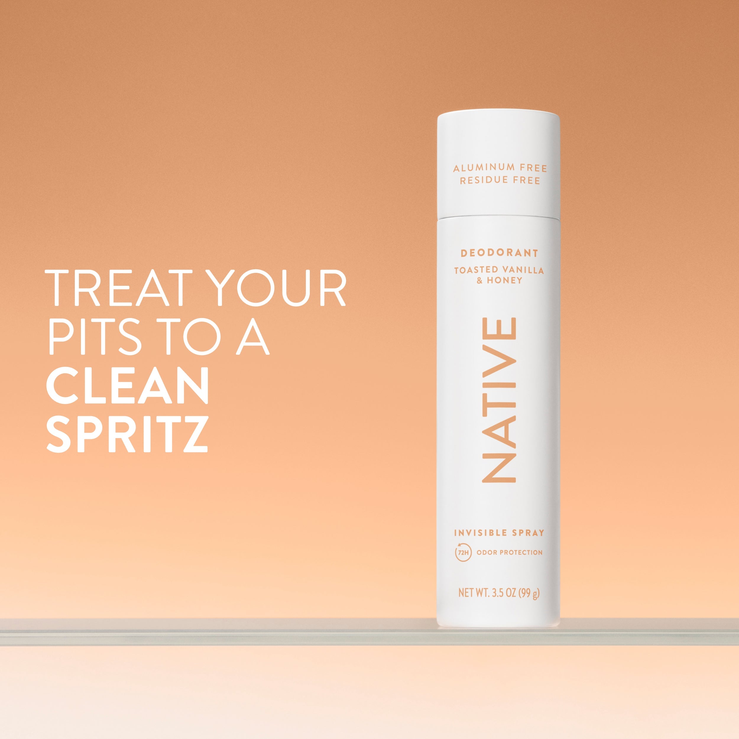 Deodorant Spray - Toasted Vanilla & Honey / Classic / 3.5oz | Fresh Daily Routine