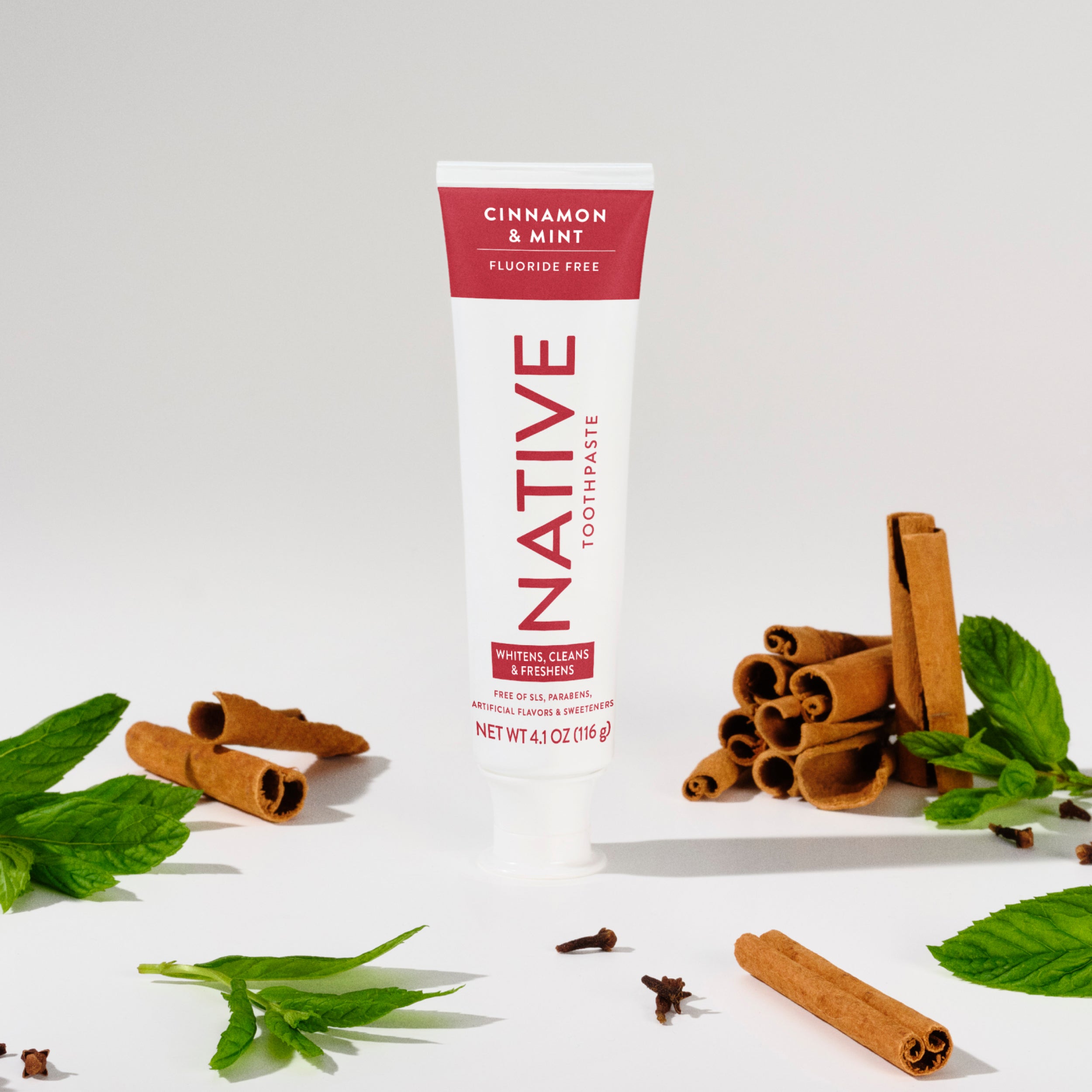 Toothpaste - Cinnamon & Mint / Classic / 4.1oz | Fresh Daily Routine