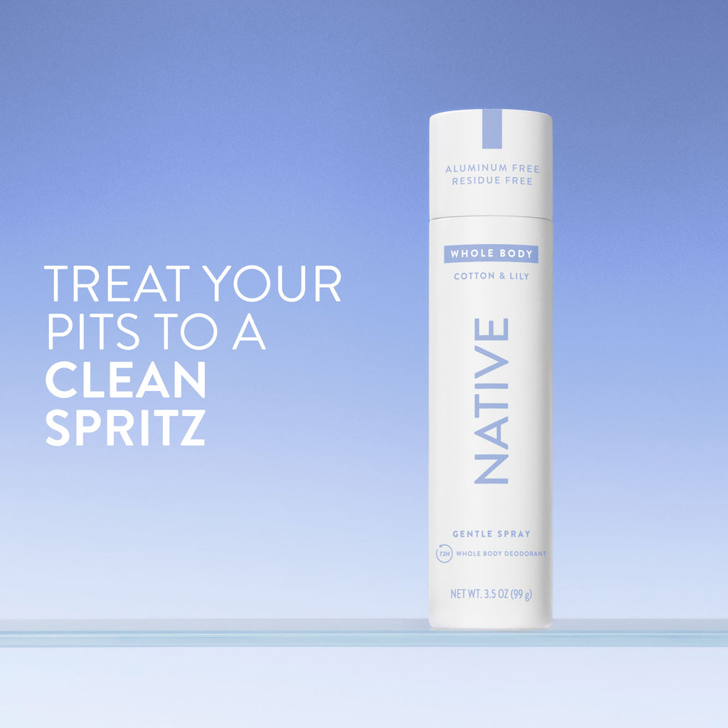 Whole Body Deodorant Spray - Cotton & Lily / Classic / 3.5oz | Fresh Daily Routine
