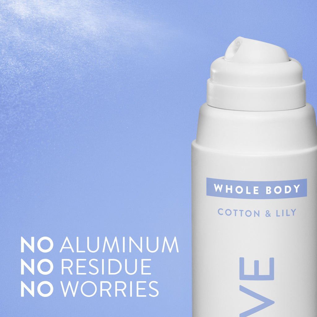Whole Body Deodorant Spray - Cotton & Lily / Classic / 3.5oz | Fresh Daily Routine