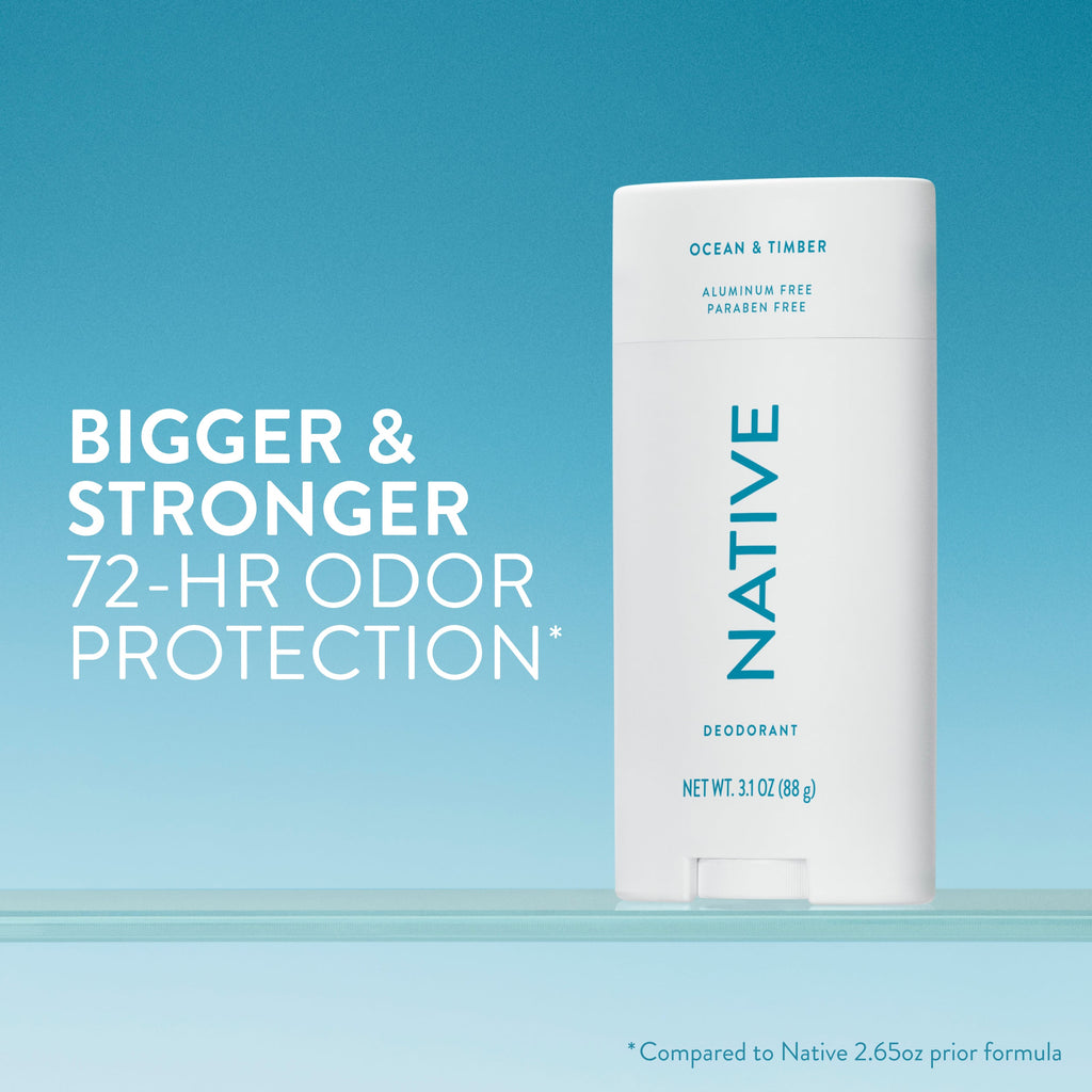 Deodorant Stick - Ocean & Timber / Classic / 3.1oz | Fresh Daily Routine