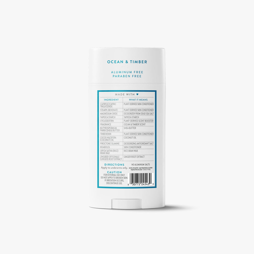 Deodorant Stick - Ocean & Timber / Classic / 3.1oz | Fresh Daily Routine