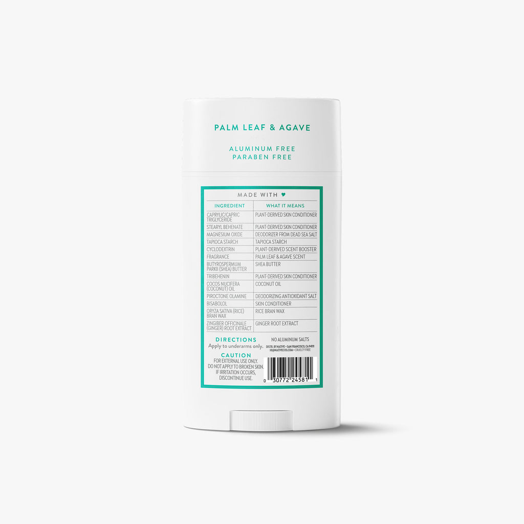 Deodorant Stick - Palm Leaf & Agave / Classic / 3.1oz | Fresh Daily Routine