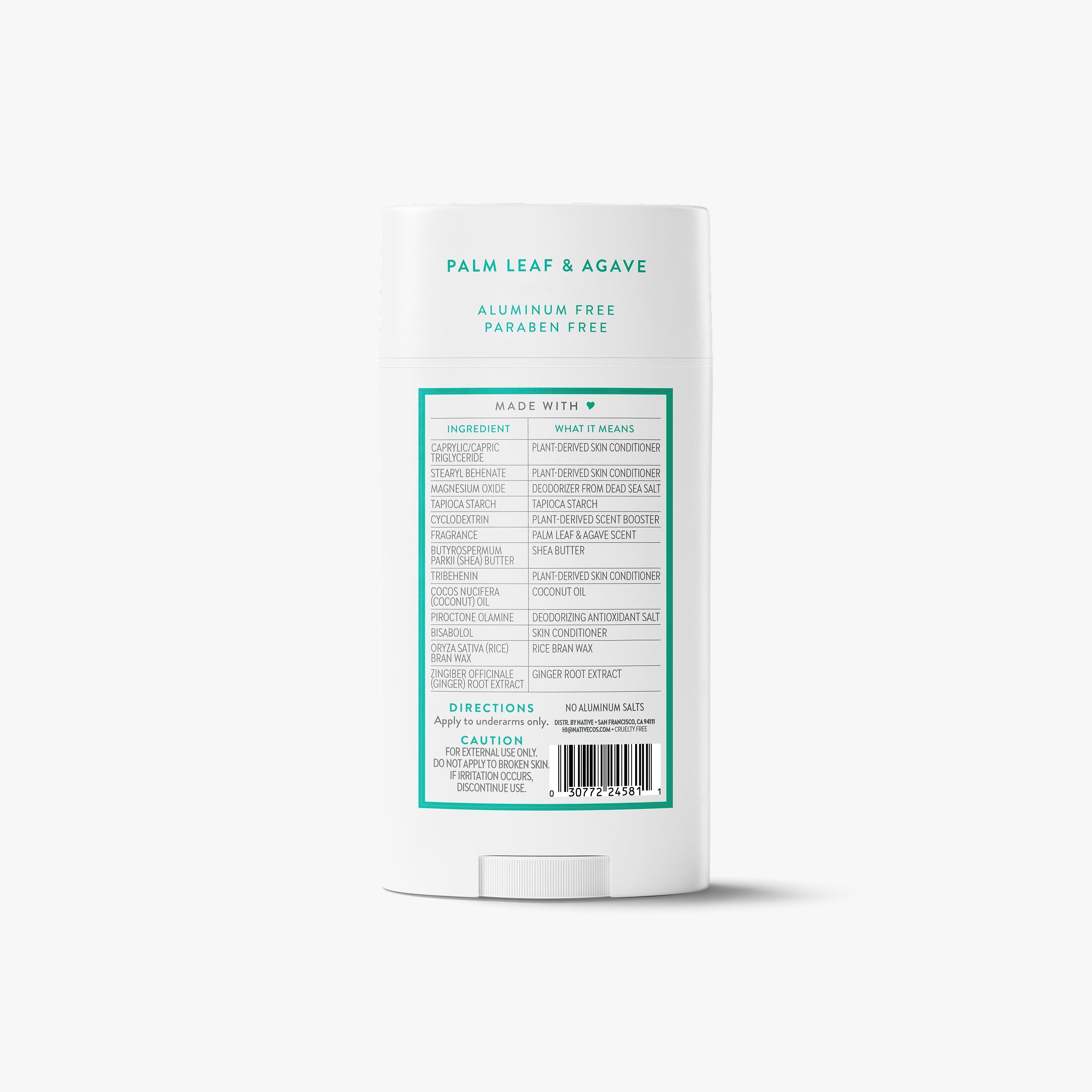 Deodorant Stick - Palm Leaf & Agave / Classic / 3.1oz | Fresh Daily Routine