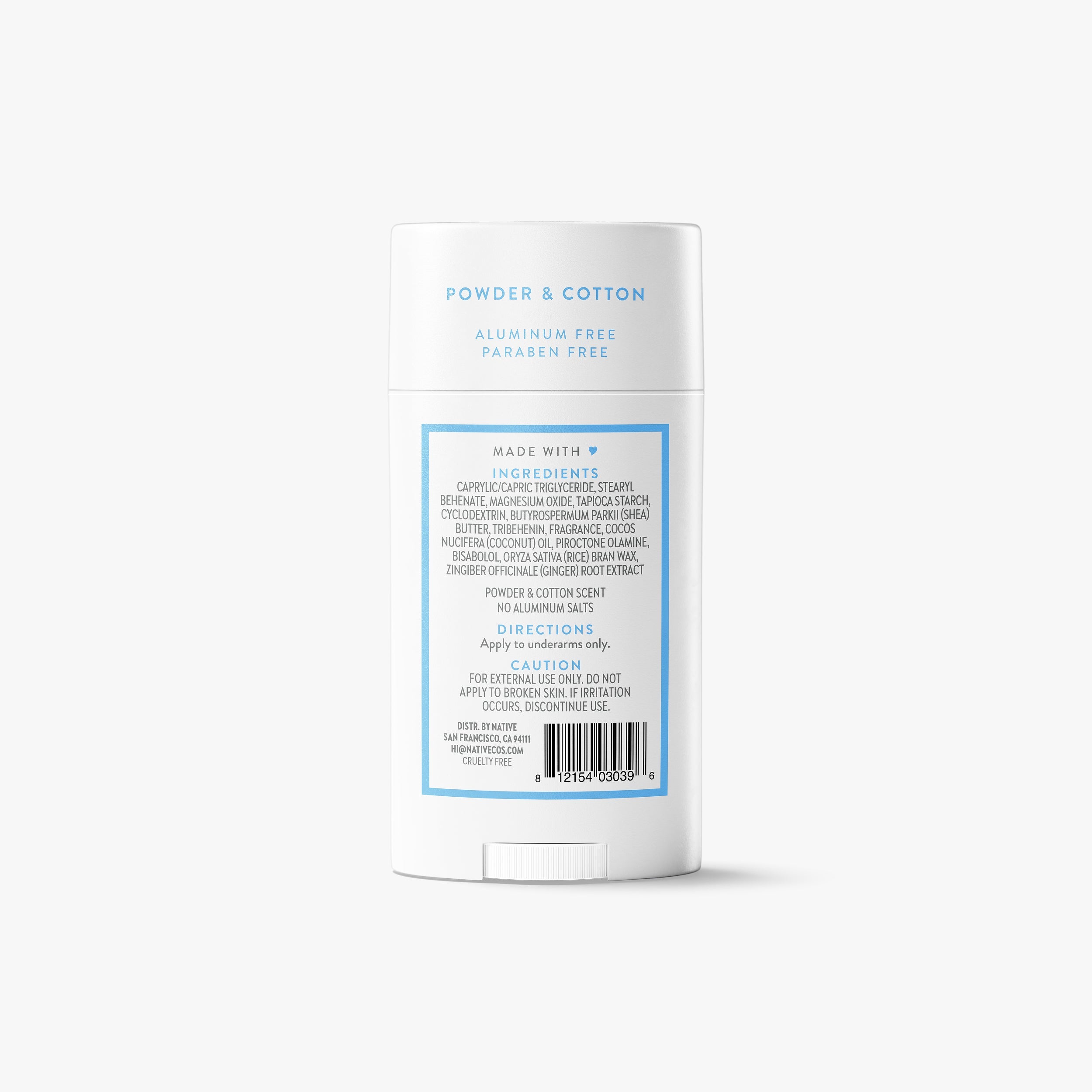 Deodorant Stick - Powder & Cotton / Classic / 2.65oz | Fresh Daily Routine