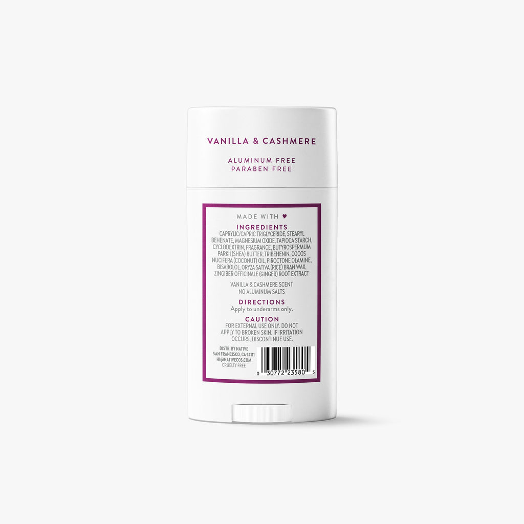 Deodorant Stick - Vanilla & Cashmere / Classic / 2.65oz | Fresh Daily Routine