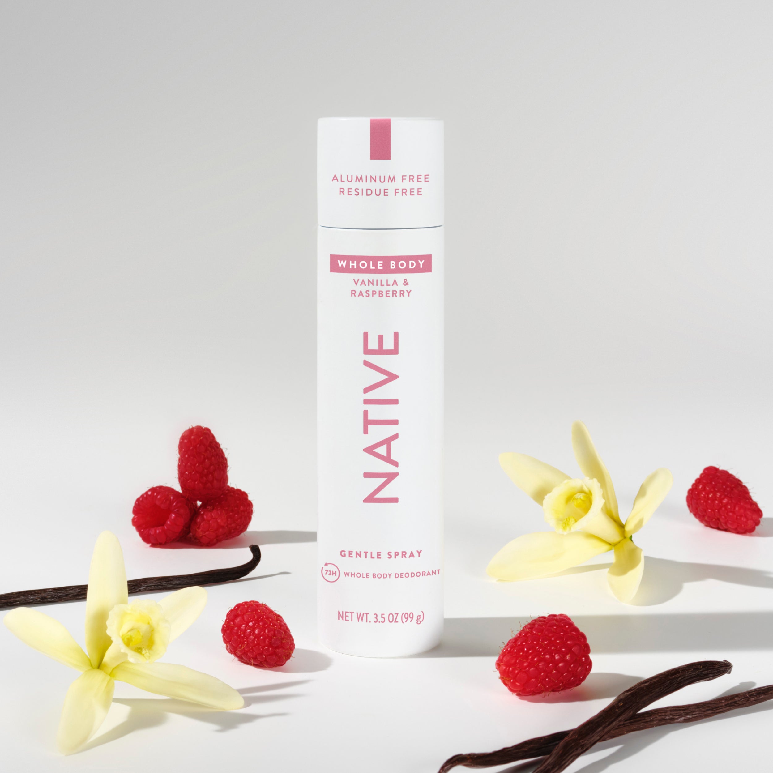 Whole Body Deodorant Spray - Vanilla & Raspberry / Classic / 3.5oz | Fresh Daily Routine