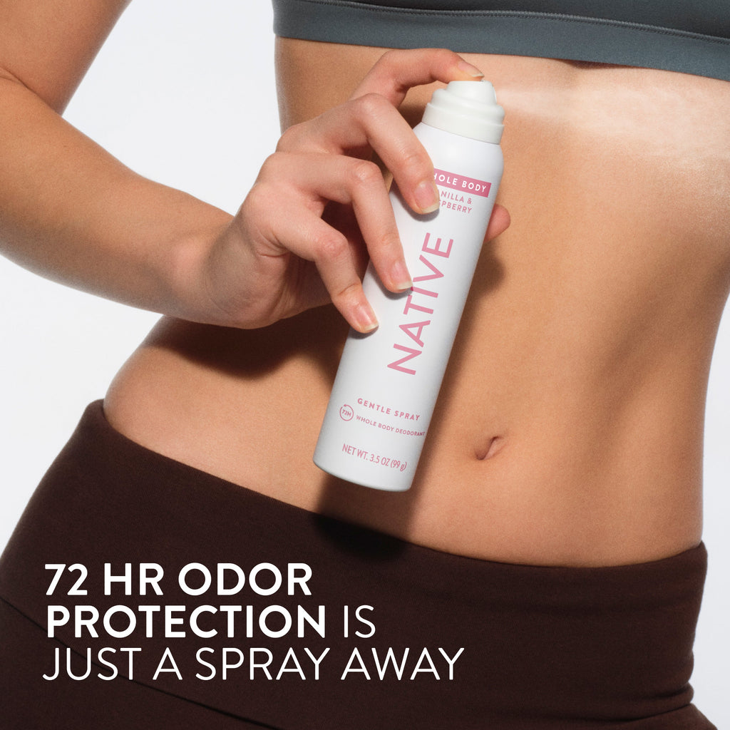 Whole Body Deodorant Spray - Vanilla & Raspberry / Classic / 3.5oz | Fresh Daily Routine