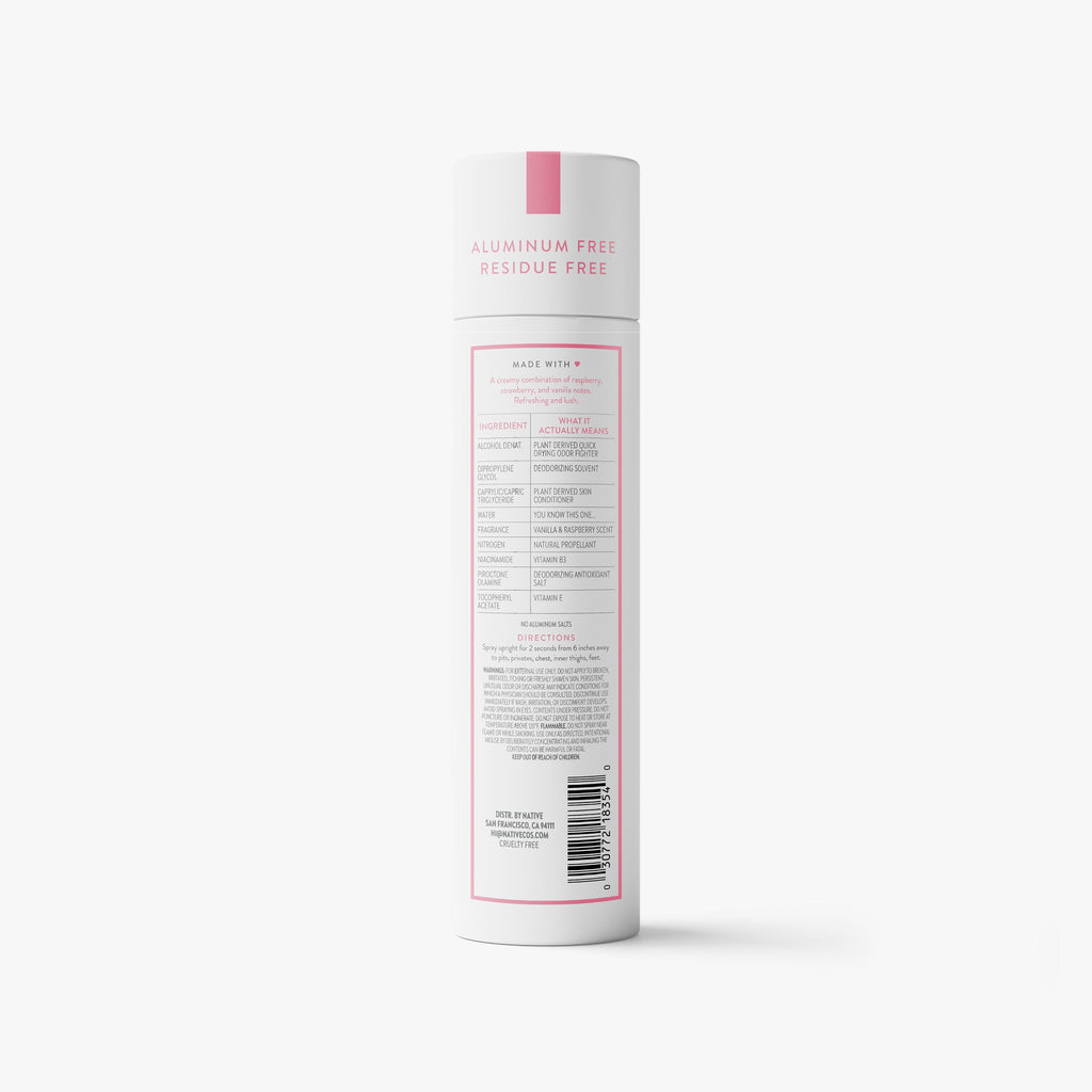 Whole Body Deodorant Spray - Vanilla & Raspberry / Classic / 3.5oz | Fresh Daily Routine