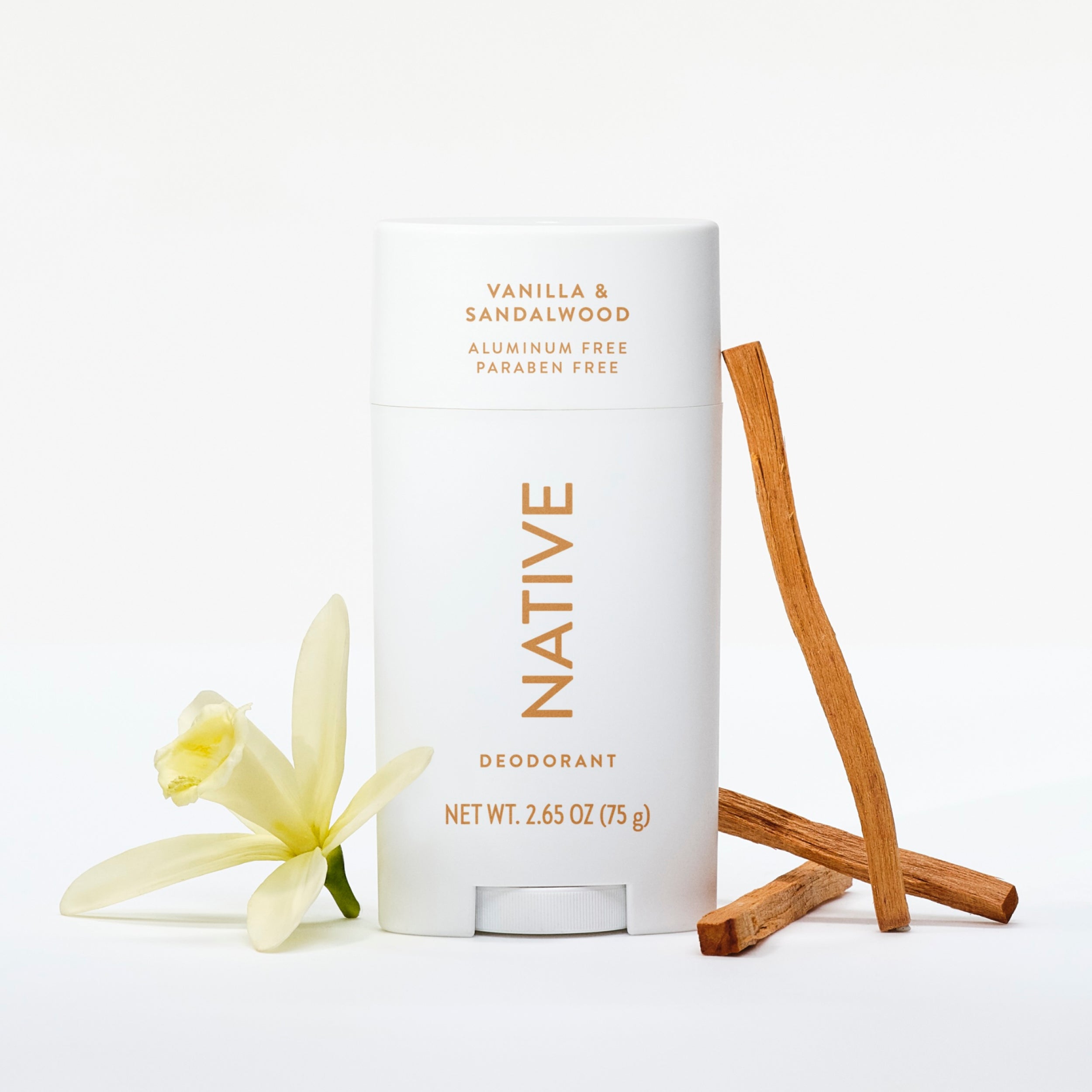 Deodorant Stick - Vanilla & Sandalwood / Classic / 2.65oz | Fresh Daily Routine