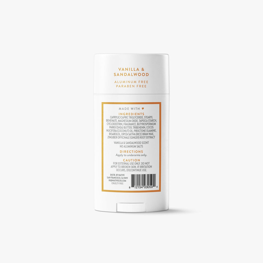 Deodorant Stick - Vanilla & Sandalwood / Classic / 2.65oz | Fresh Daily Routine
