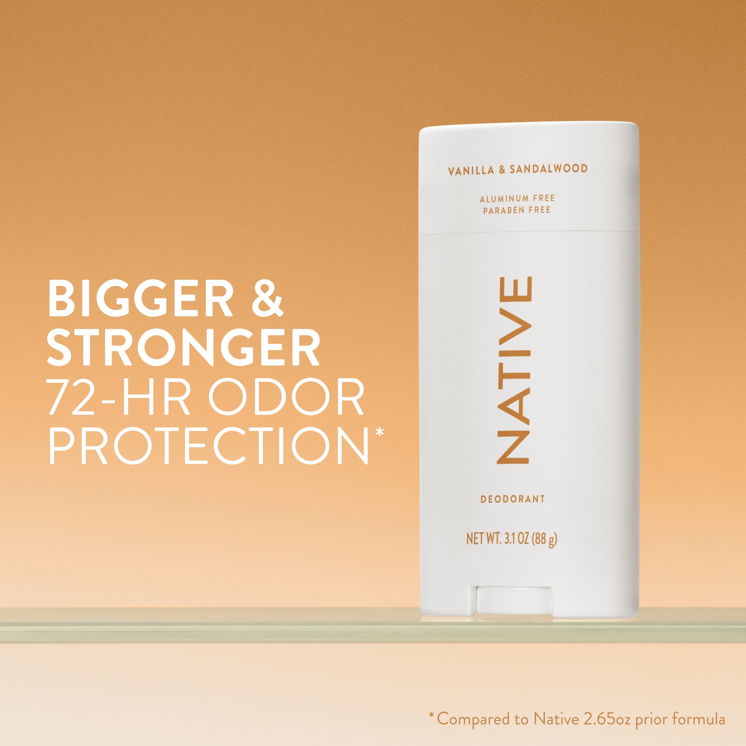 Deodorant Stick - Vanilla & Sandalwood / Classic / 3.1oz | Fresh Daily Routine