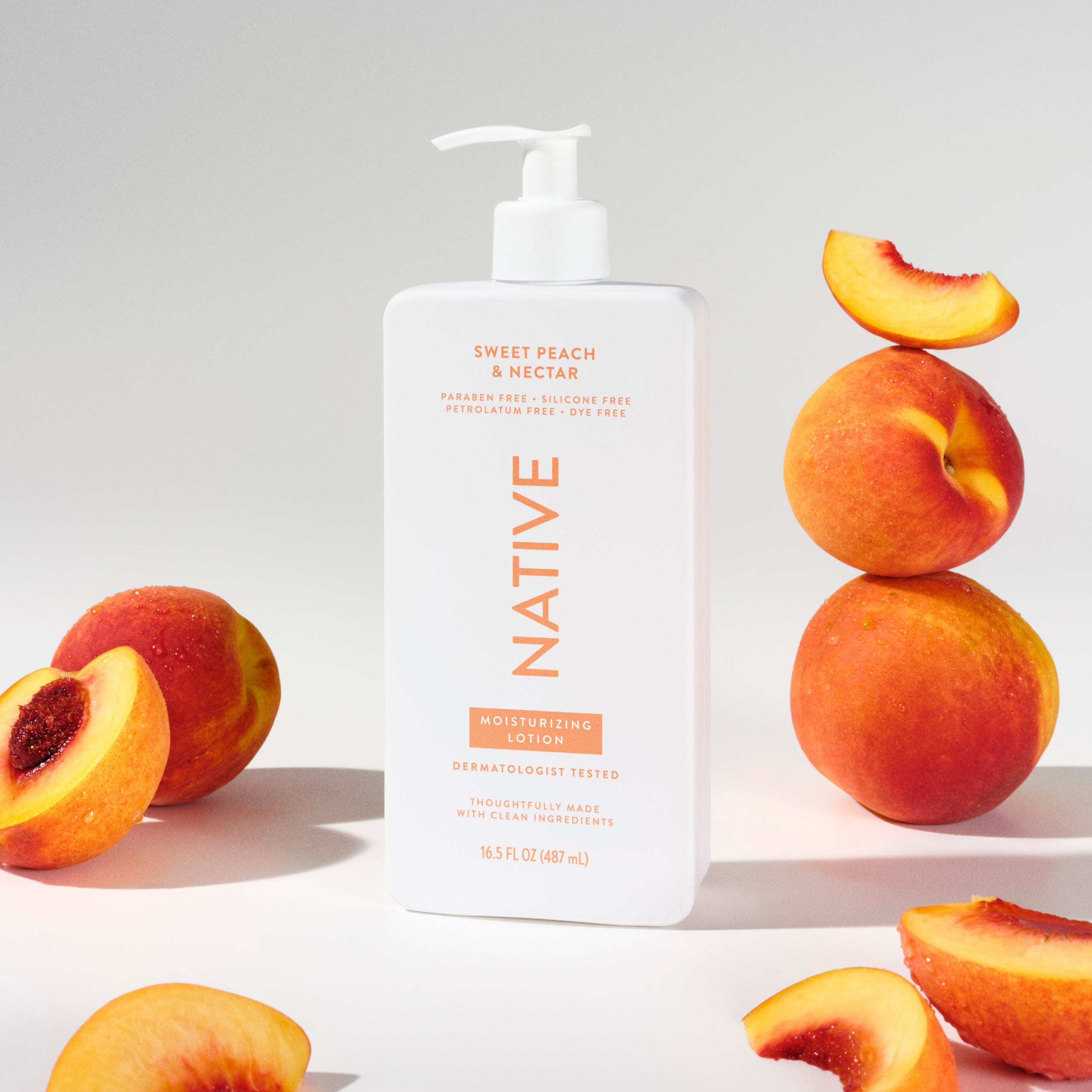 Body Lotion - Sweet Peach & Nectar / Classic / 16.5oz | Fresh Daily Routine