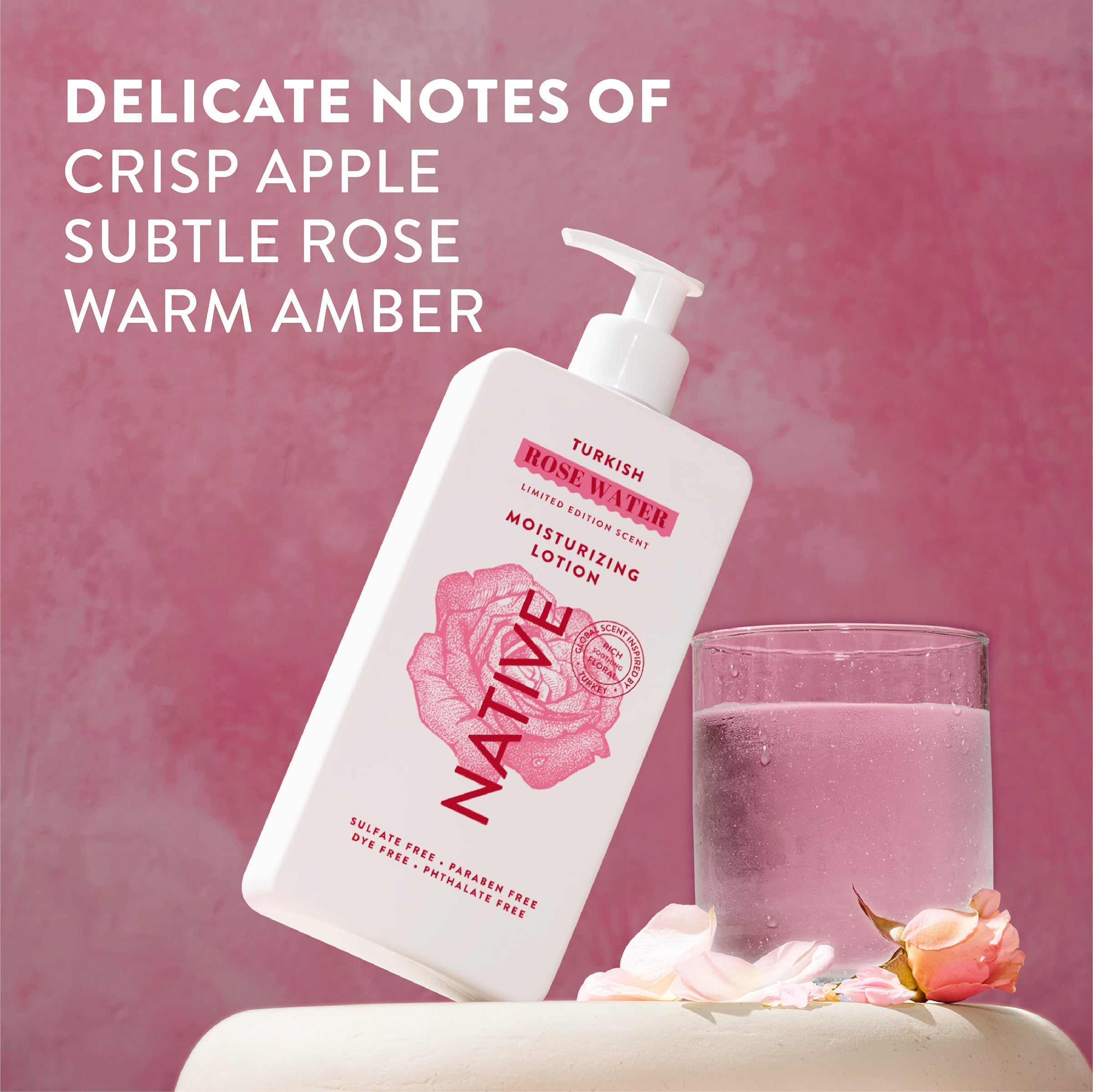 Body Lotion - Turkish Rose Water / Limited Edition / 16.5oz | Fresh Daily Routine