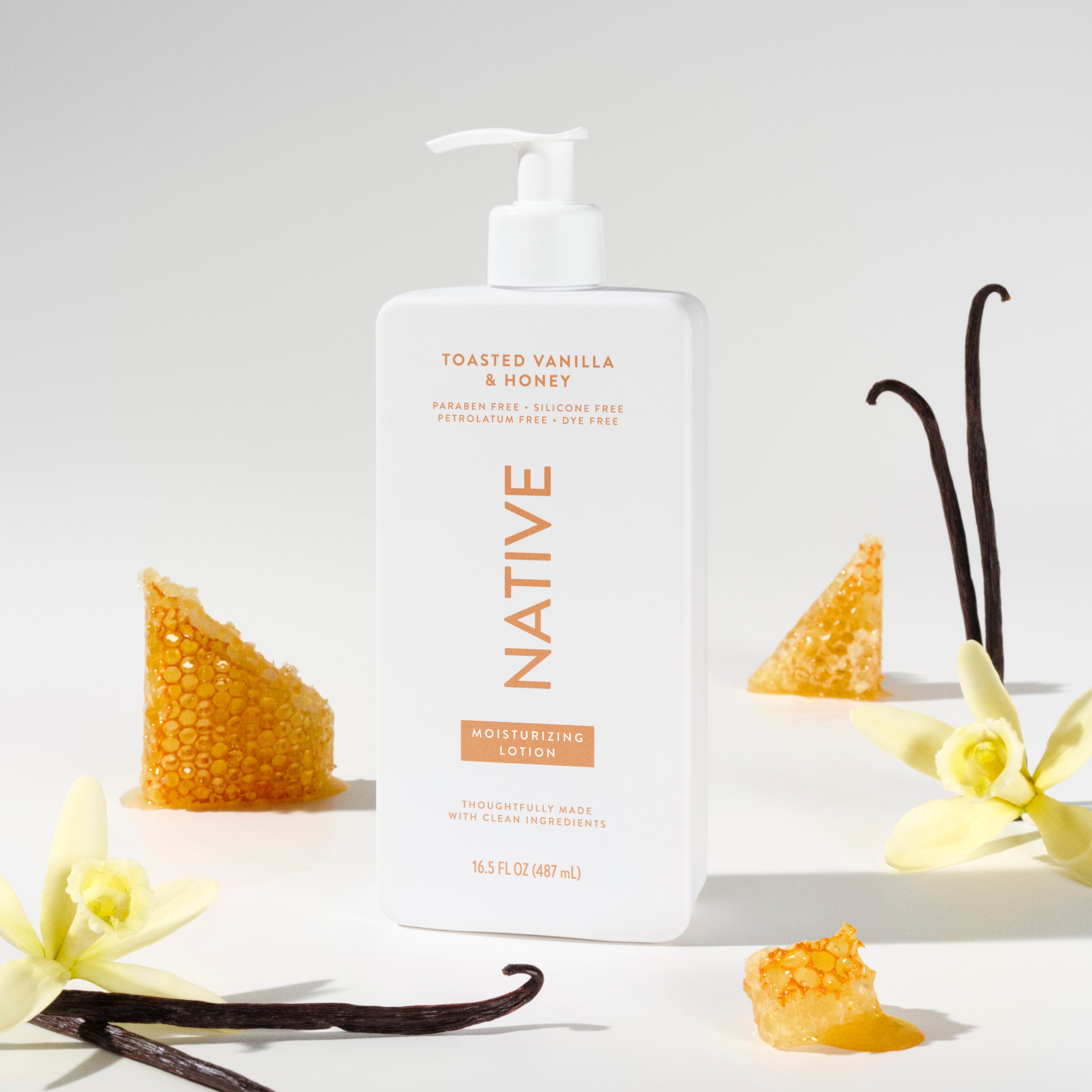 Body Lotion - Toasted Vanilla & Honey / Classic / 16.5oz | Fresh Daily Routine
