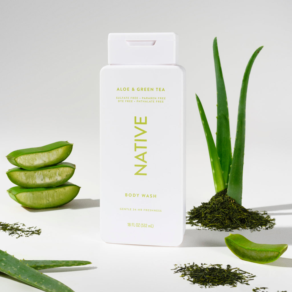 Body Wash - Aloe & Green Tea / Classic / 18oz | Fresh Daily Routine