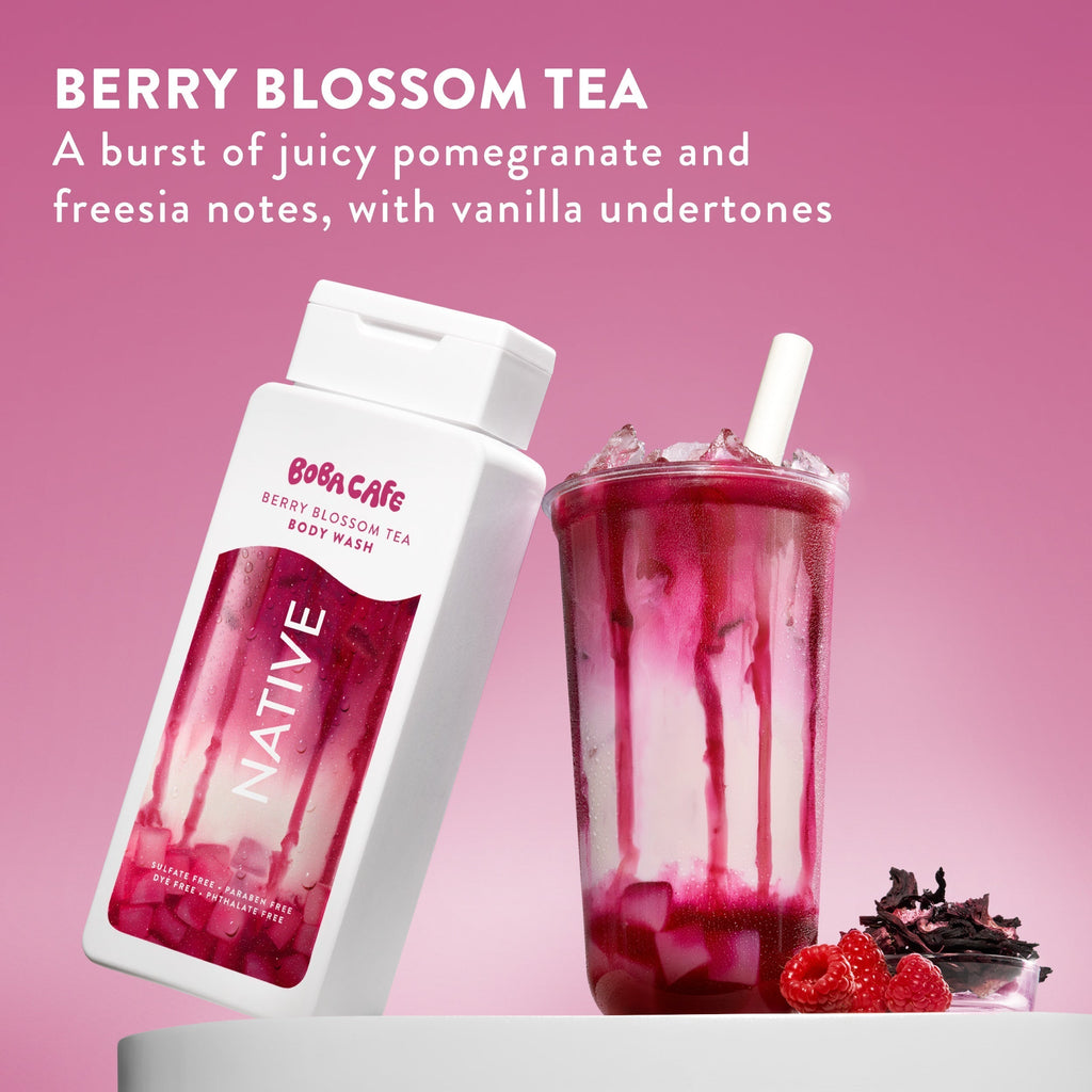 Body Wash - Berry Blossom Tea / Limited Edition / 18oz | Fresh Daily Routine