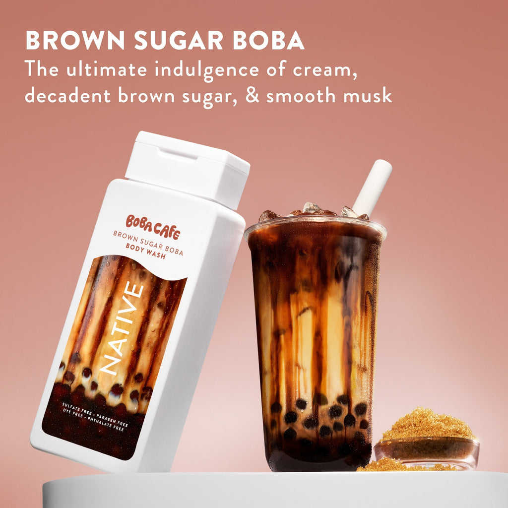 Body Wash - Brown Sugar Boba / Limited Edition / 18oz | Fresh Daily Routine