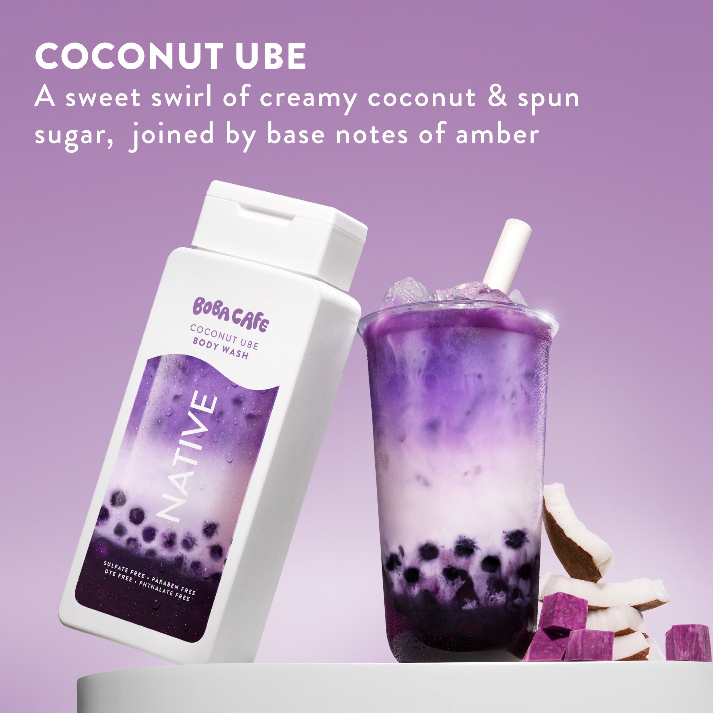 Body Wash - Coconut Ube / Limited Edition / 18oz | Fresh Daily Routine