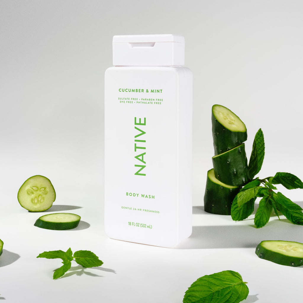 Body Wash - Cucumber & Mint / Classic / 18oz | Fresh Daily Routine